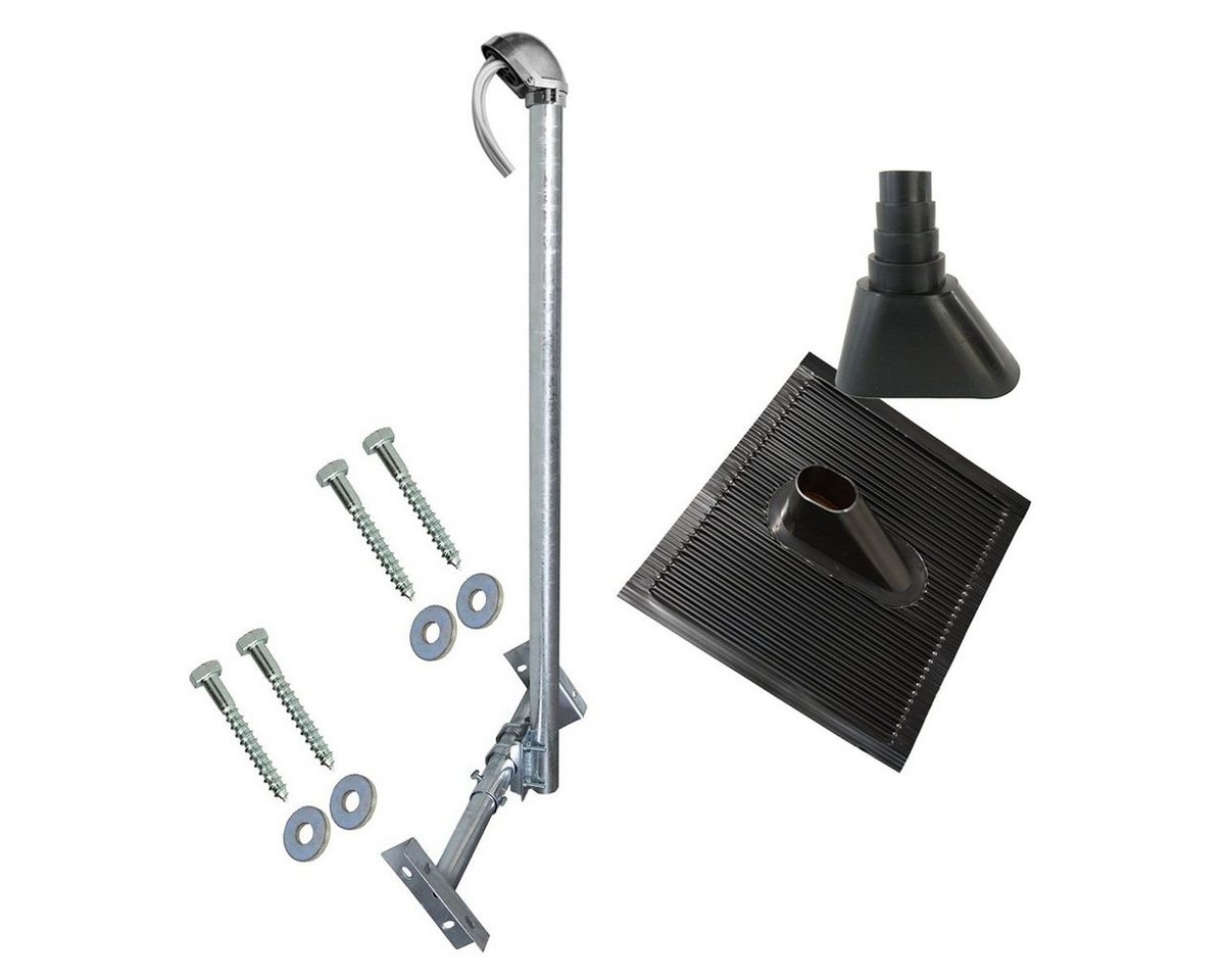 PremiumX SAT-Halterung Dachsparrenhalter feuerverzinkt 120cm Sparrenhalter Dach Montageset PremiumX SAT-Halterung Dachsparrenhalter feuerverzinkt 120cm Sparrenhalter Dach Montageset von PremiumX