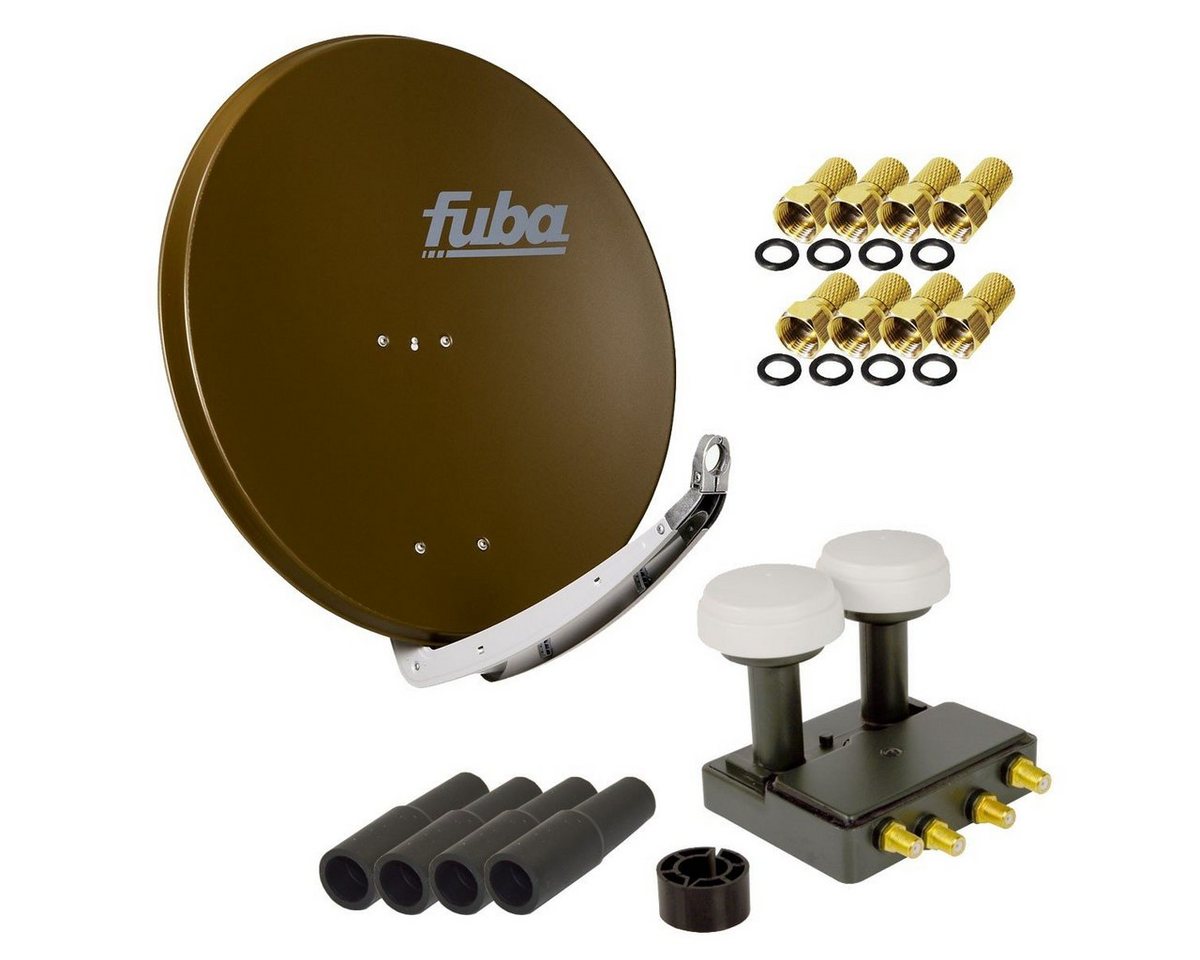 PremiumX FUBA SAT Anlage DAA 850 B ALU Braun Quad Monoblock 8x F-Stecker SAT-Antenne PremiumX FUBA SAT Anlage DAA 850 B ALU Braun Quad Monoblock 8x F-Stecker SAT-Antenne von PremiumX