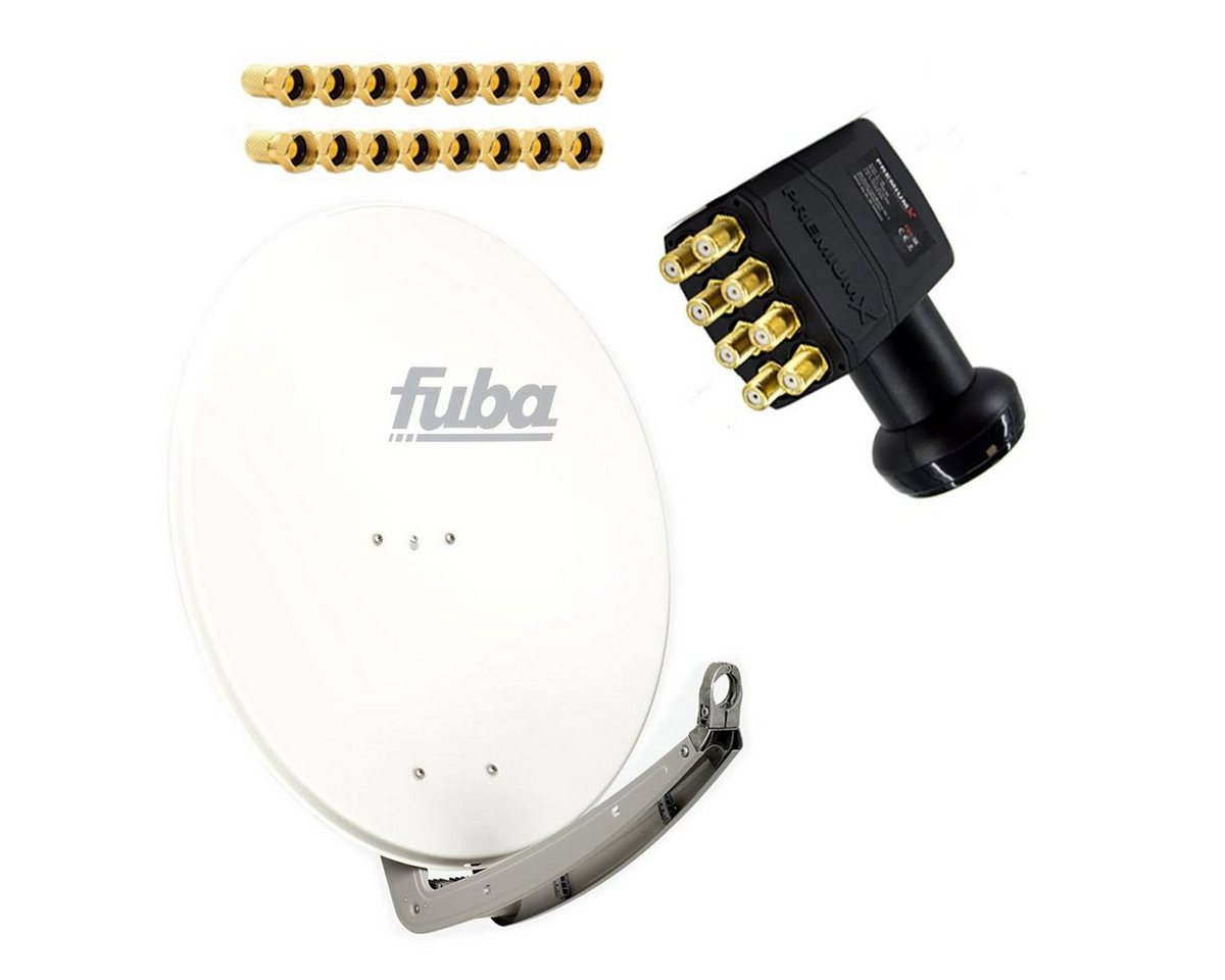 PremiumX Fuba Antenne 85x85cm Alu Weiß DAA 850 W LNB Octo 16 F-Stecker SAT-Antenne PremiumX Fuba Antenne 85x85cm Alu Weiß DAA 850 W LNB Octo 16 F-Stecker SAT-Antenne von PremiumX