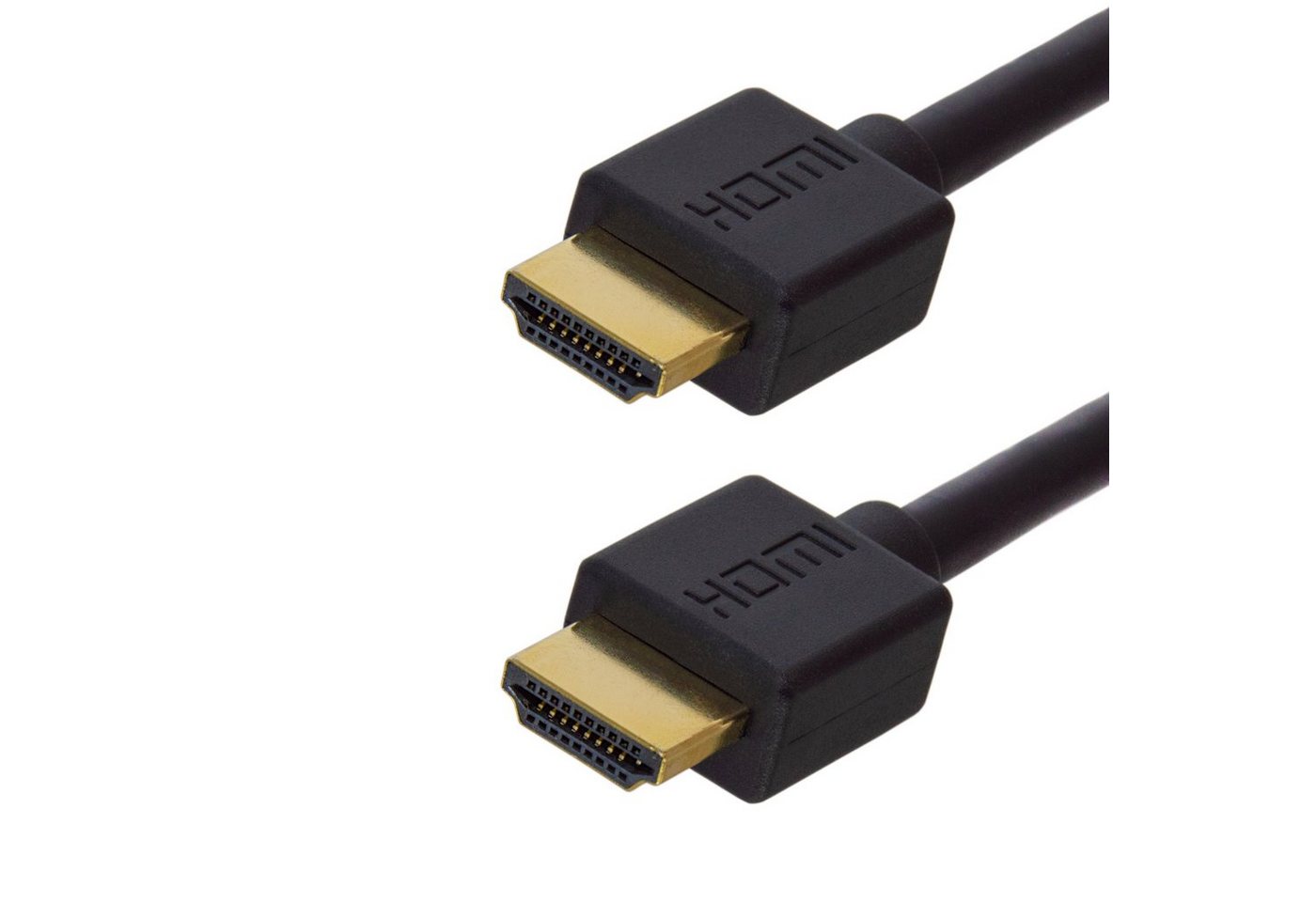 PremiumX HDMI-Kabel 1,5 m schwarz vergoldeter Stecker HD 4K TV-Kabel von PremiumX