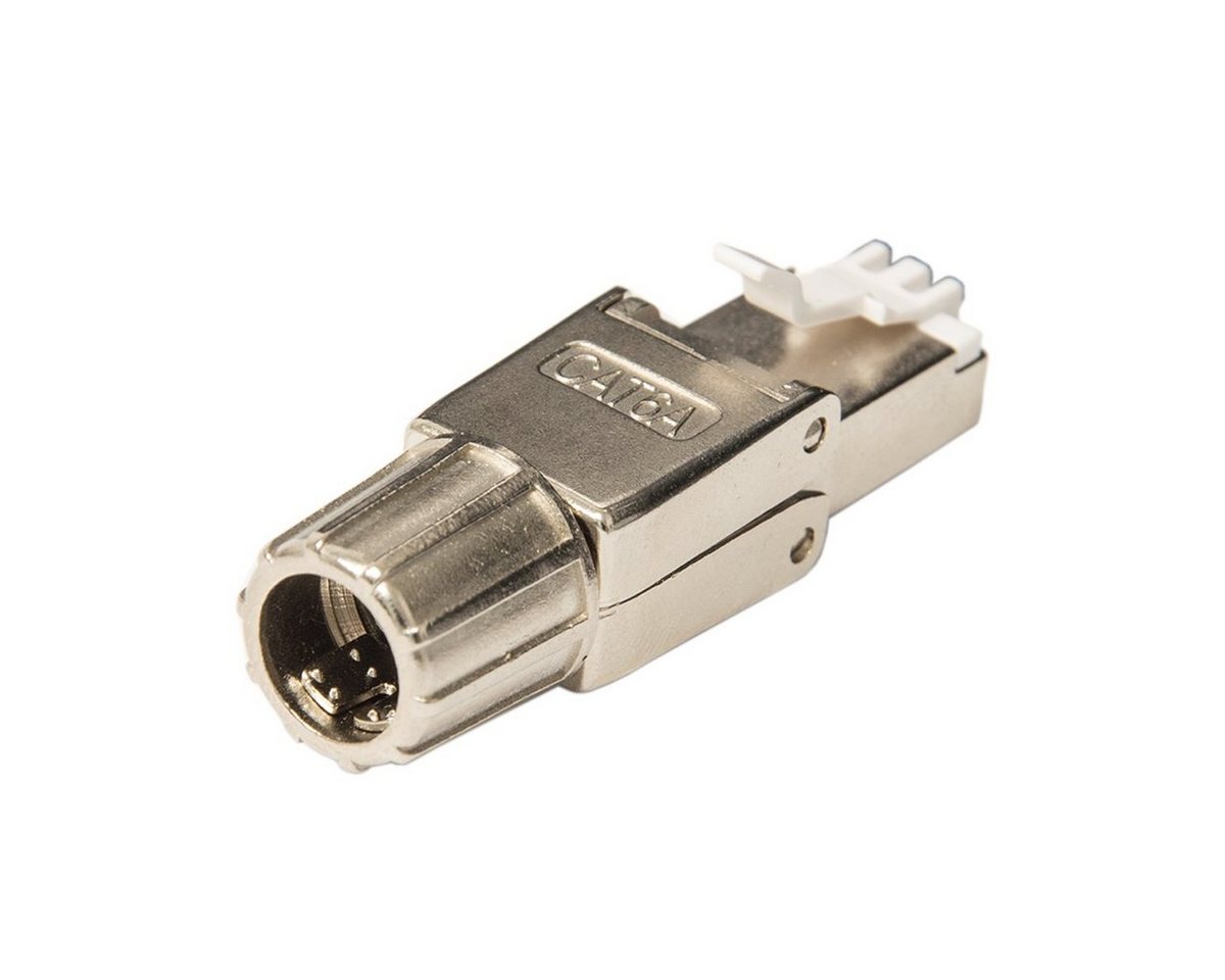 PremiumX Netzwerkstecker Cat6A RJ45 Stecker LAN Netzwerk Werkzeuglos Netzwerk-Adapter von PremiumX