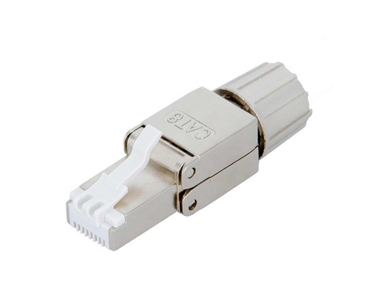 PremiumX Netzwerkstecker Cat8 RJ45 Stecker LAN Netzwerk Werkzeuglos Netzwerk-Adapter von PremiumX