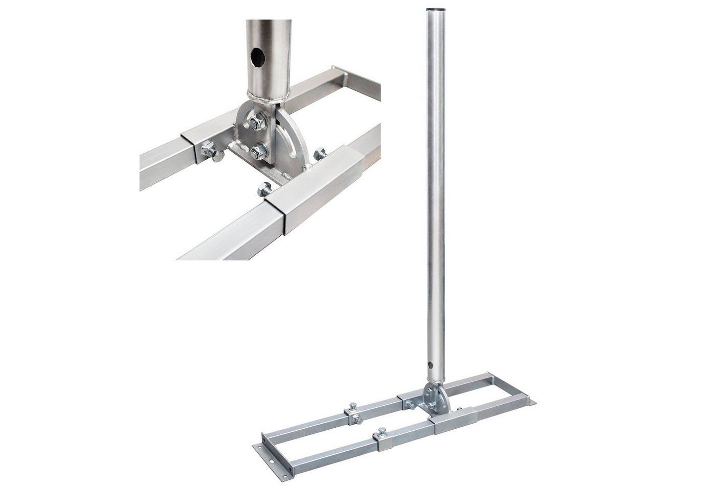 PremiumX PROFI X100-48K SAT Dachsparrenhalter Stahl mit Kabeldurchführung SAT-Halterung PremiumX PROFI X100-48K SAT Dachsparrenhalter Stahl mit Kabeldurchführung SAT-Halterung von PremiumX