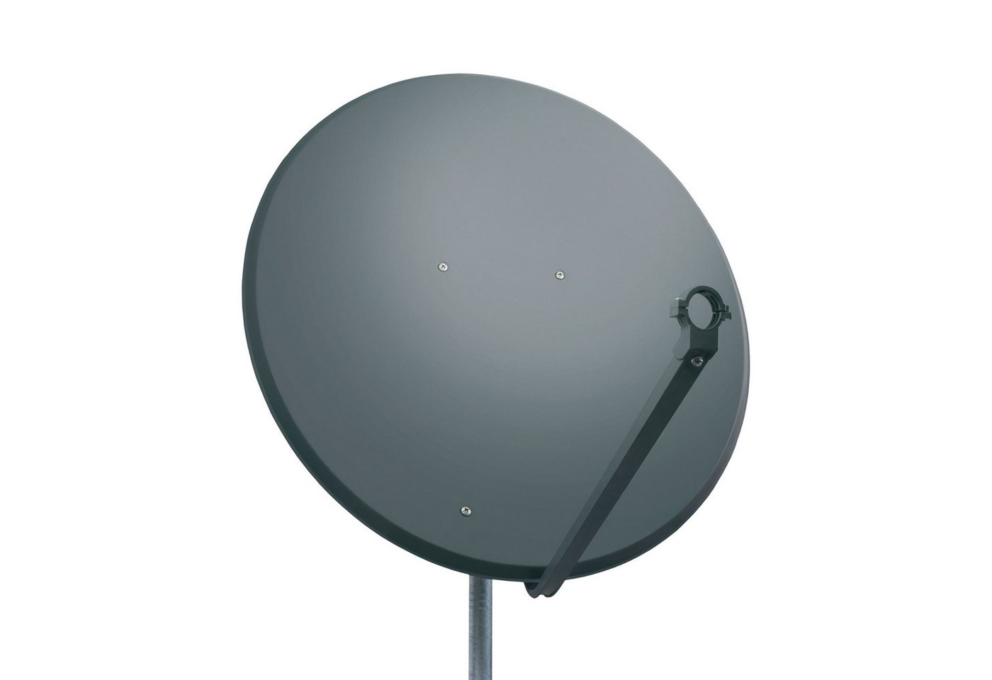 PremiumX PXS100 Satellitenschüssel 100cm Stahl Anthrazit Satellitenantenne SAT-Antenne von PremiumX