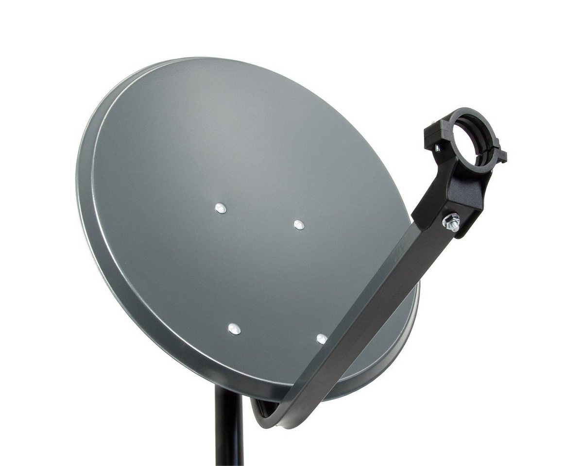PremiumX PXS45 Satellitenschüssel 45cm Stahl Anthrazit Sat Antenne SAT-Antenne von PremiumX