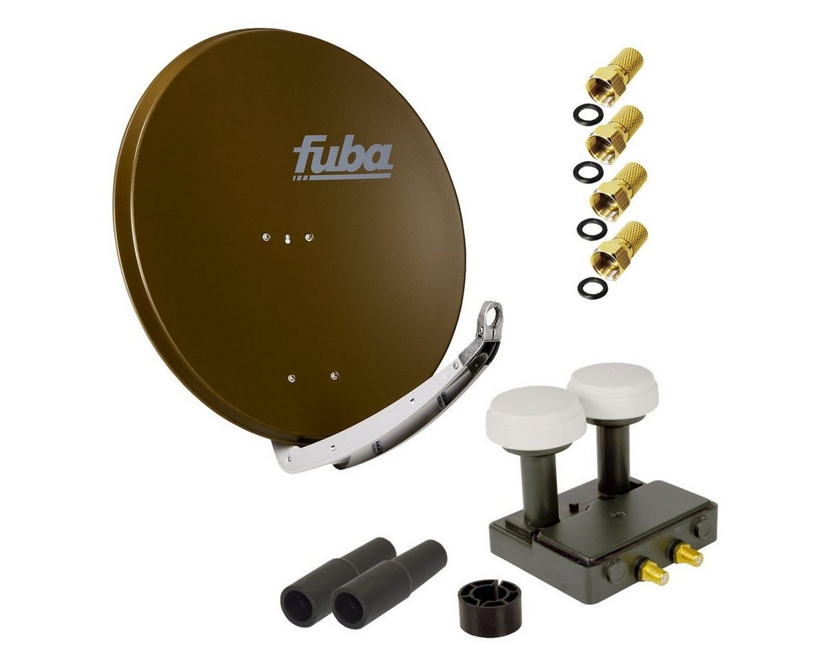 PremiumX SAT Anlage DAA 850 B ALU Braun Twin Monoblock 4x F-Stecker 2x Tülle SAT-Antenne PremiumX SAT Anlage DAA 850 B ALU Braun Twin Monoblock 4x F-Stecker 2x Tülle SAT-Antenne von PremiumX