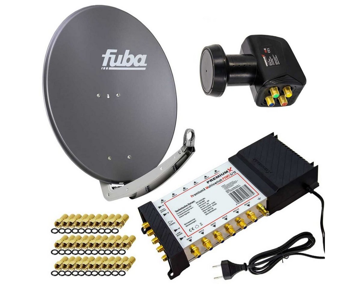PremiumX SAT Anlage Fuba DAA 780 A Antenne 5/12 Multiswitch LNB F-Stecker SAT-Antenne PremiumX SAT Anlage Fuba DAA 780 A Antenne 5/12 Multiswitch LNB F-Stecker SAT-Antenne von PremiumX