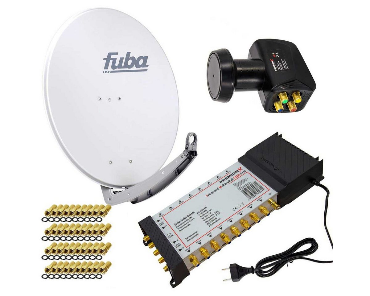 PremiumX SAT Anlage Fuba DAA 780 G Antenne 5/16 Multischalter LNB F-Stecker SAT-Antenne PremiumX SAT Anlage Fuba DAA 780 G Antenne 5/16 Multischalter LNB F-Stecker SAT-Antenne von PremiumX