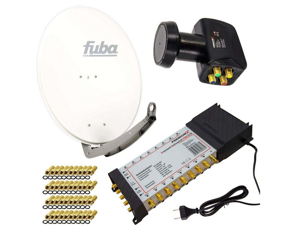 PremiumX SAT Anlage Fuba DAA 780 W Antenne 5/16 Multischalter LNB F-Stecker SAT-Antenne PremiumX SAT Anlage Fuba DAA 780 W Antenne 5/16 Multischalter LNB F-Stecker SAT-Antenne von PremiumX