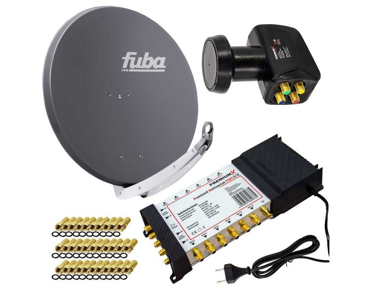 PremiumX SAT Anlage Fuba DAA 850 A Antenne 5/12 Multiswitch LNB F-Stecker SAT-Antenne PremiumX SAT Anlage Fuba DAA 850 A Antenne 5/12 Multiswitch LNB F-Stecker SAT-Antenne von PremiumX