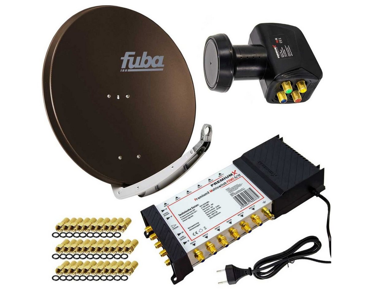 PremiumX SAT Anlage Fuba DAA 850 B Antenne 5/12 Multiswitch LNB F-Stecker SAT-Antenne PremiumX SAT Anlage Fuba DAA 850 B Antenne 5/12 Multiswitch LNB F-Stecker SAT-Antenne von PremiumX