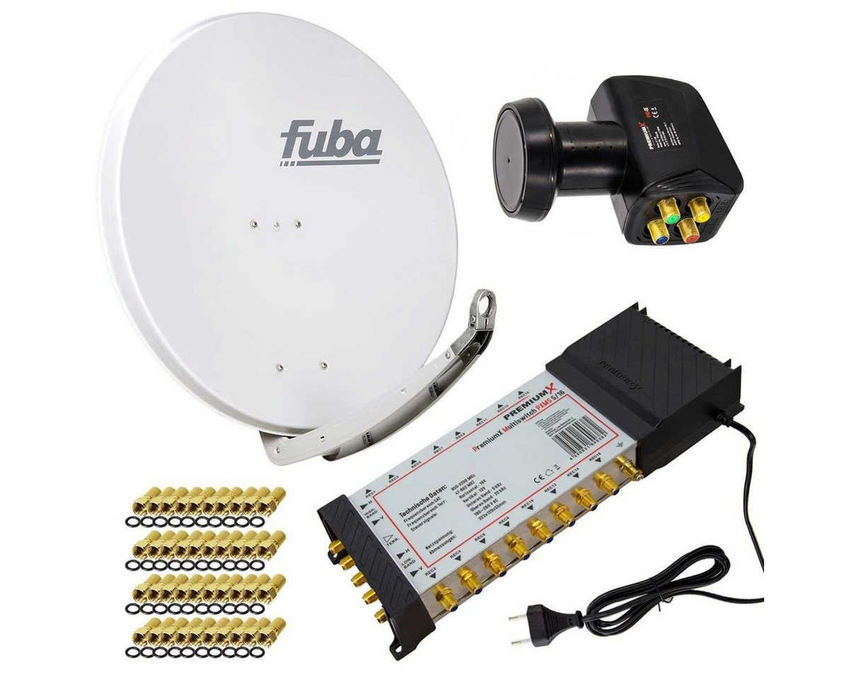 PremiumX SAT Anlage Fuba DAA 850 G Antenne 5/16 Multischalter LNB F-Stecker SAT-Antenne PremiumX SAT Anlage Fuba DAA 850 G Antenne 5/16 Multischalter LNB F-Stecker SAT-Antenne von PremiumX
