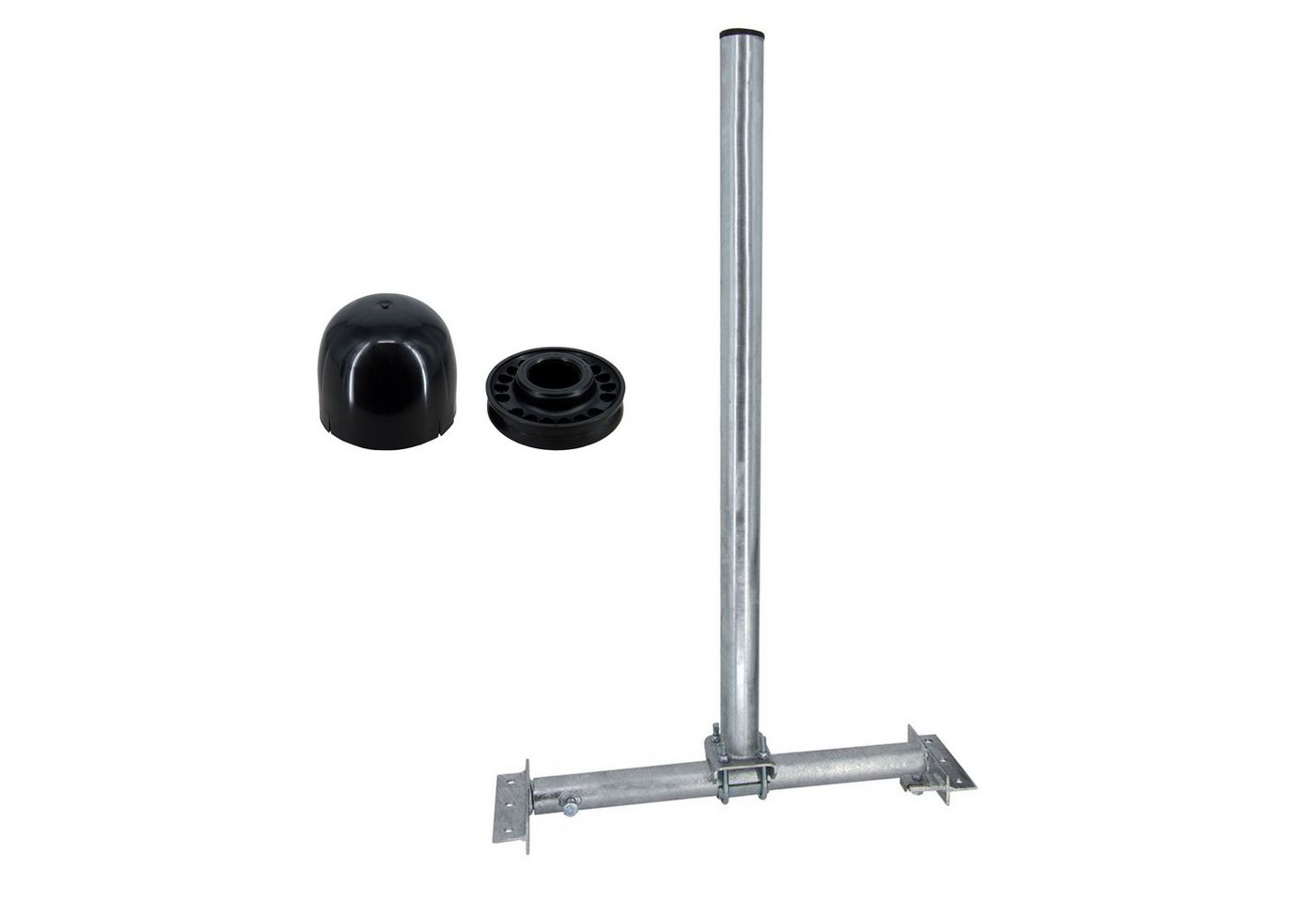 PremiumX SOLID X85-48 Dachsparrenhalter galvanisch verzinkt Mastkappe rund SAT-Halterung PremiumX SOLID X85-48 Dachsparrenhalter galvanisch verzinkt Mastkappe rund SAT-Halterung von PremiumX