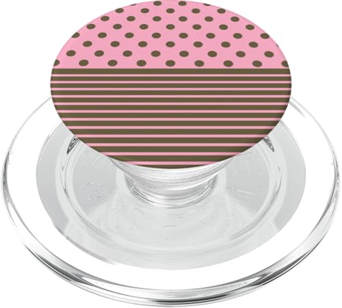Aesthetic Preppy Cute in Rosa, Olivgrün, gepunktet und gestreift PopSockets PopGrip für MagSafe Aesthetic Preppy Cute in Rosa, Olivgrün, gepunktet und gestreift PopSockets PopGrip für MagSafe von Preppy Polka Girly Style