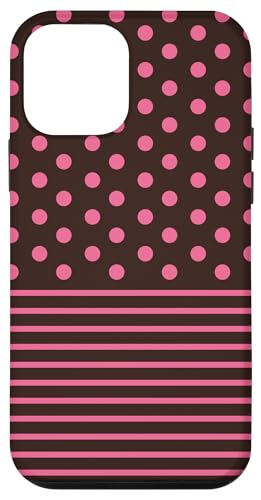 Braun und Rosa gepunktet, gestreift, ästhetisch, adrette Streifen Hülle für iPhone 12 mini Braun und Rosa gepunktet, gestreift, ästhetisch, adrette Streifen Hülle für iPhone 12 mini von Preppy Polka Girly Style