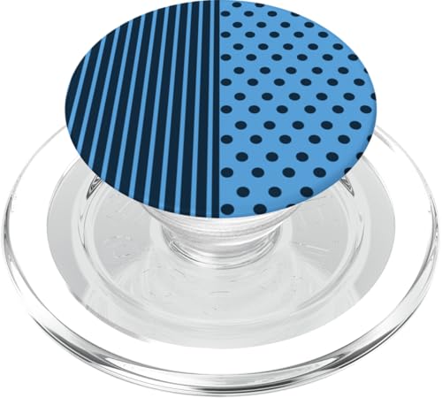 Marineblau gepunktet und gestreift, ästhetisch, adrett, niedlich gestreift PopSockets PopGrip für MagSafe Marineblau gepunktet und gestreift, ästhetisch, adrett, niedlich gestreift PopSockets PopGrip für MagSafe von Preppy Polka Girly Style