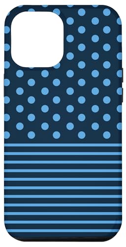Marineblaues, gepunktetes und gestreiftes ästhetisches adrettes niedliches Boho Hülle für iPhone 12 Pro Max Marineblaues, gepunktetes und gestreiftes ästhetisches adrettes niedliches Boho Hülle für iPhone 12 Pro Max von Preppy Polka Girly Style