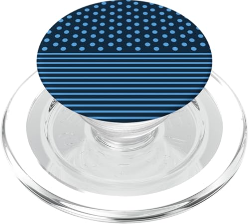 Marineblaues, gepunktetes und gestreiftes ästhetisches adrettes niedliches Boho PopSockets PopGrip für MagSafe Marineblaues, gepunktetes und gestreiftes ästhetisches adrettes niedliches Boho PopSockets PopGrip für MagSafe von Preppy Polka Girly Style