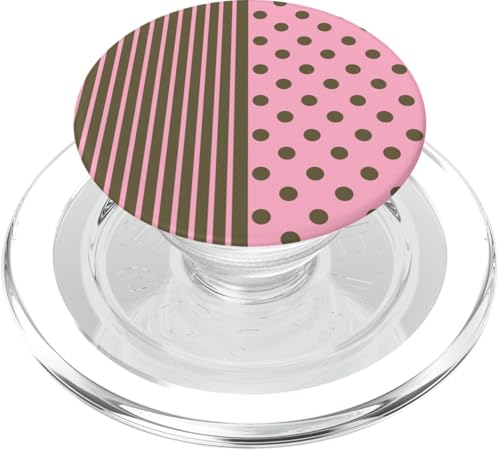 Olivgrün, Rosa, gepunktet und gestreift, ästhetisch, adrett, niedlich PopSockets PopGrip für MagSafe Olivgrün, Rosa, gepunktet und gestreift, ästhetisch, adrett, niedlich PopSockets PopGrip für MagSafe von Preppy Polka Girly Style