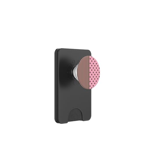 Olivgrün, Rosa, gepunktet und gestreift, ästhetisch, adrett, niedlich PopSockets PopWallet für MagSafe Olivgrün, Rosa, gepunktet und gestreift, ästhetisch, adrett, niedlich PopSockets PopWallet für MagSafe von Preppy Polka Girly Style