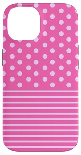 Rosa gepunktet und gestreift, ästhetisch, adrett, niedlich, Boho-Mädchen Hülle für iPhone 14 Rosa gepunktet und gestreift, ästhetisch, adrett, niedlich, Boho-Mädchen Hülle für iPhone 14 von Preppy Polka Girly Style