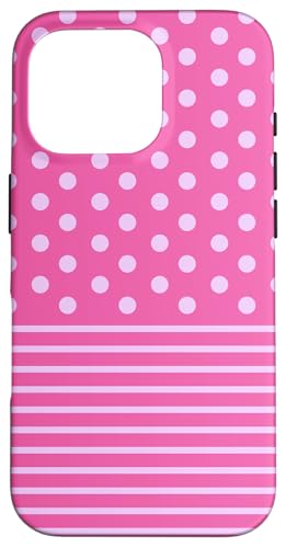 Rosa gepunktet und gestreift, ästhetisch, adrett, niedlich, Boho-Mädchen Hülle für iPhone 16 Pro Rosa gepunktet und gestreift, ästhetisch, adrett, niedlich, Boho-Mädchen Hülle für iPhone 16 Pro von Preppy Polka Girly Style