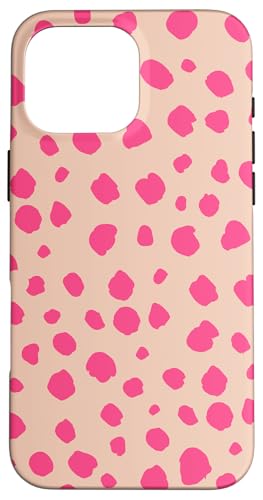 Beige und Rosa Dalmatiner Print Preppy Girly Polka Dot Y2K Hülle für iPhone 16 Pro Max Beige und Rosa Dalmatiner Print Preppy Girly Polka Dot Y2K Hülle für iPhone 16 Pro Max von Preppy & Pretty Chic Girl