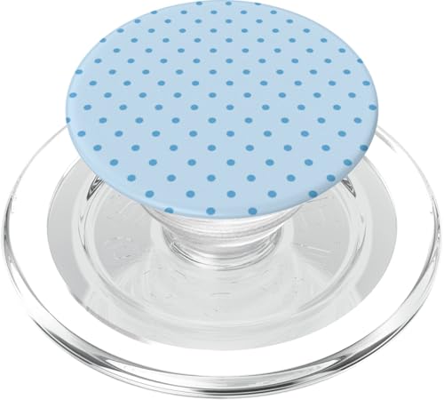 Blaue, kleine Punkte, Vintage, Boho, ästhetisch, Mädchen, adrett, niedlich PopSockets PopGrip für MagSafe Blaue, kleine Punkte, Vintage, Boho, ästhetisch, Mädchen, adrett, niedlich PopSockets PopGrip für MagSafe von Preppy & Pretty Chic Girl