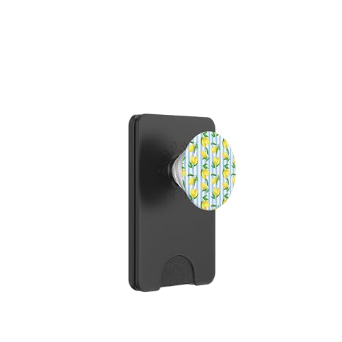 Blaue Streifen Zitrone adrette ästhetische Mädchen niedlich Sommer Frühling PopSockets PopWallet für MagSafe Blaue Streifen Zitrone adrette ästhetische Mädchen niedlich Sommer Frühling PopSockets PopWallet für MagSafe von Preppy & Pretty Chic Girl