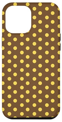 Braun und Gelb gepunktet Boho Vintage Ästhetik gepunktet Hülle für iPhone 12 Pro Max Braun und Gelb gepunktet Boho Vintage Ästhetik gepunktet Hülle für iPhone 12 Pro Max von Preppy & Pretty Chic Girl