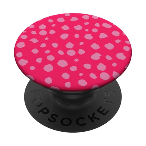 Dalmatiner Print Preppy Girly Hot Pink Polka Dot Y2K Cute PopSockets Klebender PopGrip Dalmatiner Print Preppy Girly Hot Pink Polka Dot Y2K Cute PopSockets Klebender PopGrip von Preppy & Pretty Chic Girl