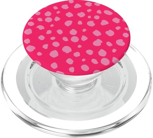 Dalmatiner Print Preppy Girly Hot Pink Polka Dot Y2K Cute PopSockets PopGrip für MagSafe Dalmatiner Print Preppy Girly Hot Pink Polka Dot Y2K Cute PopSockets PopGrip für MagSafe von Preppy & Pretty Chic Girl