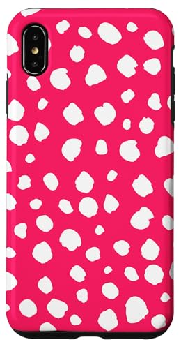 Dalmatiner Print Preppy Girly Hot Pink White Polka Dot Y2K Hülle für iPhone XS Max Dalmatiner Print Preppy Girly Hot Pink White Polka Dot Y2K Hülle für iPhone XS Max von Preppy & Pretty Chic Girl
