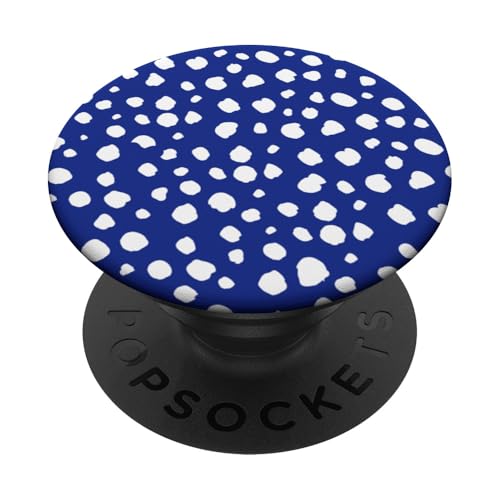 Dalmatiner Print Preppy Girly Navy Blue White Polka Dot Y2K PopSockets Klebender PopGrip Dalmatiner Print Preppy Girly Navy Blue White Polka Dot Y2K PopSockets Klebender PopGrip von Preppy & Pretty Chic Girl