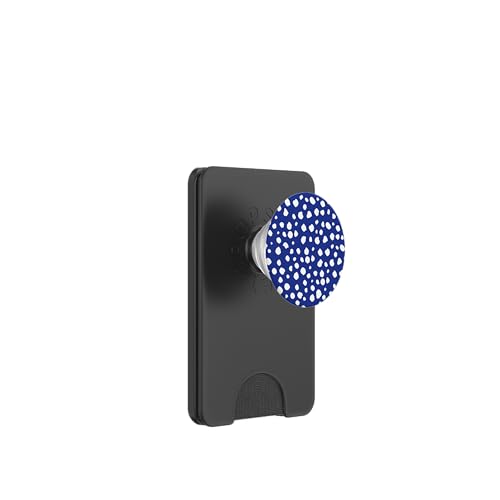 Dalmatiner Print Preppy Girly Navy Blue White Polka Dot Y2K PopSockets PopWallet für MagSafe Dalmatiner Print Preppy Girly Navy Blue White Polka Dot Y2K PopSockets PopWallet für MagSafe von Preppy & Pretty Chic Girl