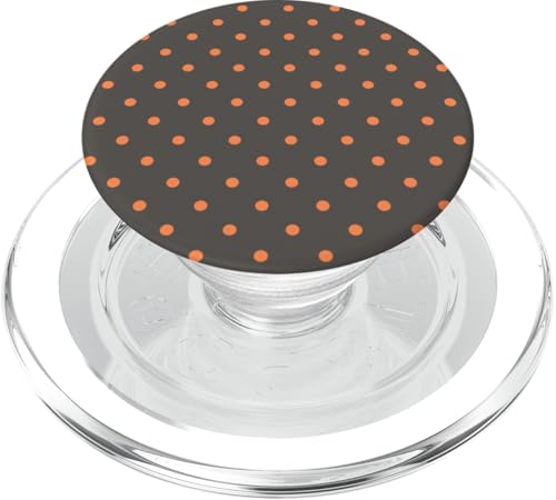 Gedecktes Braun Orange Winzige Polka Dot Vintage Boho Ästhetik PopSockets PopGrip für MagSafe Gedecktes Braun Orange Winzige Polka Dot Vintage Boho Ästhetik PopSockets PopGrip für MagSafe von Preppy & Pretty Chic Girl