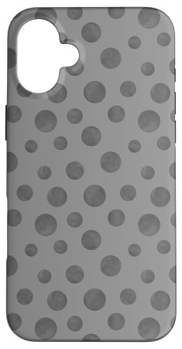 Grau gepunktet, Aquarell, Vintage, Boho, ästhetisch, mädchenhaft Hülle für iPhone 16 Plus Grau gepunktet, Aquarell, Vintage, Boho, ästhetisch, mädchenhaft Hülle für iPhone 16 Plus von Preppy & Pretty Chic Girl