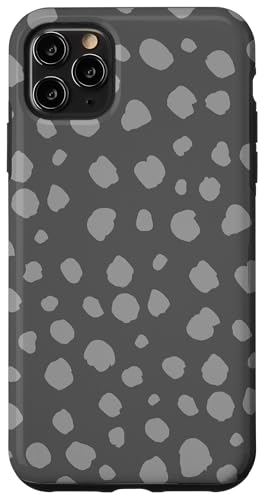 Grauer Dalmatiner-Druck, adrett, mädchenhaft, gepunktet, Y2K, ästhetisch Hülle für iPhone 11 Pro Max Grauer Dalmatiner-Druck, adrett, mädchenhaft, gepunktet, Y2K, ästhetisch Hülle für iPhone 11 Pro Max von Preppy & Pretty Chic Girl