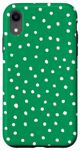Grün und Weiß Dalmatiner Print Preppy Girly Polka Dot Y2K Hülle für iPhone XR Grün und Weiß Dalmatiner Print Preppy Girly Polka Dot Y2K Hülle für iPhone XR von Preppy & Pretty Chic Girl