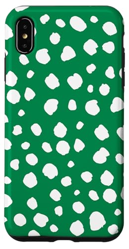 Grün und Weiß Dalmatiner Print Preppy Girly Polka Dot Y2K Hülle für iPhone XS Max von Preppy & Pretty Chic Girl