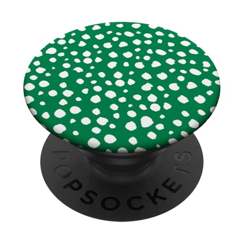 Grün und Weiß Dalmatiner Print Preppy Girly Polka Dot Y2K PopSockets Klebender PopGrip Grün und Weiß Dalmatiner Print Preppy Girly Polka Dot Y2K PopSockets Klebender PopGrip von Preppy & Pretty Chic Girl