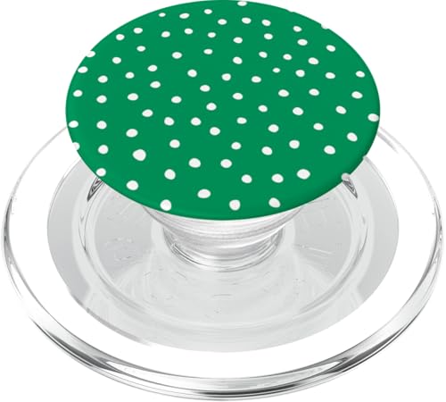 Grün und Weiß Dalmatiner Print Preppy Girly Polka Dot Y2K PopSockets PopGrip für MagSafe Grün und Weiß Dalmatiner Print Preppy Girly Polka Dot Y2K PopSockets PopGrip für MagSafe von Preppy & Pretty Chic Girl