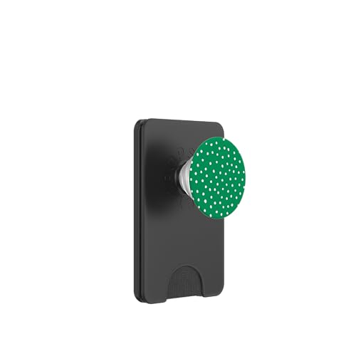 Grün und Weiß Dalmatiner Print Preppy Girly Polka Dot Y2K PopSockets PopWallet für MagSafe Grün und Weiß Dalmatiner Print Preppy Girly Polka Dot Y2K PopSockets PopWallet für MagSafe von Preppy & Pretty Chic Girl