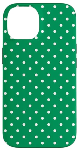 Grüne und weiße kleine Punkte, Vintage, Boho, ästhetisches Mädchen Hülle für iPhone 14 Grüne und weiße kleine Punkte, Vintage, Boho, ästhetisches Mädchen Hülle für iPhone 14 von Preppy & Pretty Chic Girl