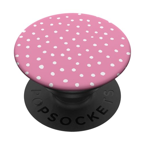 Hellrosa / Weiß Dalmatiner-Print adrett Girly Polka Dot Y2K PopSockets Klebender PopGrip Hellrosa / Weiß Dalmatiner-Print adrett Girly Polka Dot Y2K PopSockets Klebender PopGrip von Preppy & Pretty Chic Girl