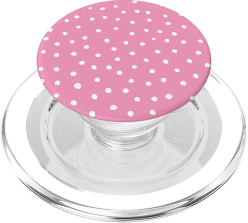 Hellrosa / Weiß Dalmatiner-Print adrett Girly Polka Dot Y2K PopSockets PopGrip für MagSafe Hellrosa / Weiß Dalmatiner-Print adrett Girly Polka Dot Y2K PopSockets PopGrip für MagSafe von Preppy & Pretty Chic Girl