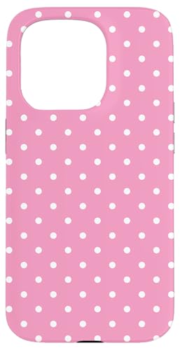 Hellrosa / Weiß mit kleinen Punkten, Vintage, Boho, ästhetisches Mädchen Hülle für iPhone 15 Pro Hellrosa / Weiß mit kleinen Punkten, Vintage, Boho, ästhetisches Mädchen Hülle für iPhone 15 Pro von Preppy & Pretty Chic Girl