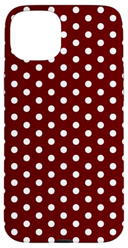 Kastanienbraun und Weiß gepunktet, Vintage, Boho, ästhetisches Mädchen Hülle für iPhone 15 Plus Kastanienbraun und Weiß gepunktet, Vintage, Boho, ästhetisches Mädchen Hülle für iPhone 15 Plus von Preppy & Pretty Chic Girl
