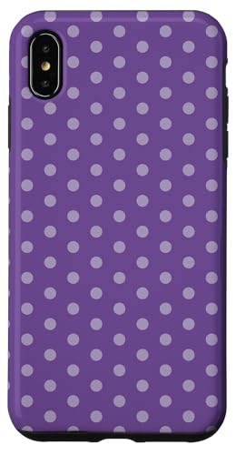 Lila Polka Dot Vintage Boho Ästhetisch Girly Preppy Cute Hülle für iPhone XS Max Lila Polka Dot Vintage Boho Ästhetisch Girly Preppy Cute Hülle für iPhone XS Max von Preppy & Pretty Chic Girl