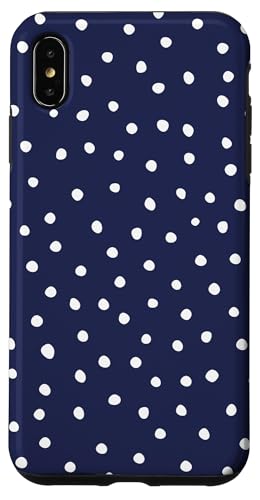 Marineblau / Weiß Dalmatiner Print Preppy Girly Polka Dot Y2K Hülle für iPhone XS Max Marineblau / Weiß Dalmatiner Print Preppy Girly Polka Dot Y2K Hülle für iPhone XS Max von Preppy & Pretty Chic Girl